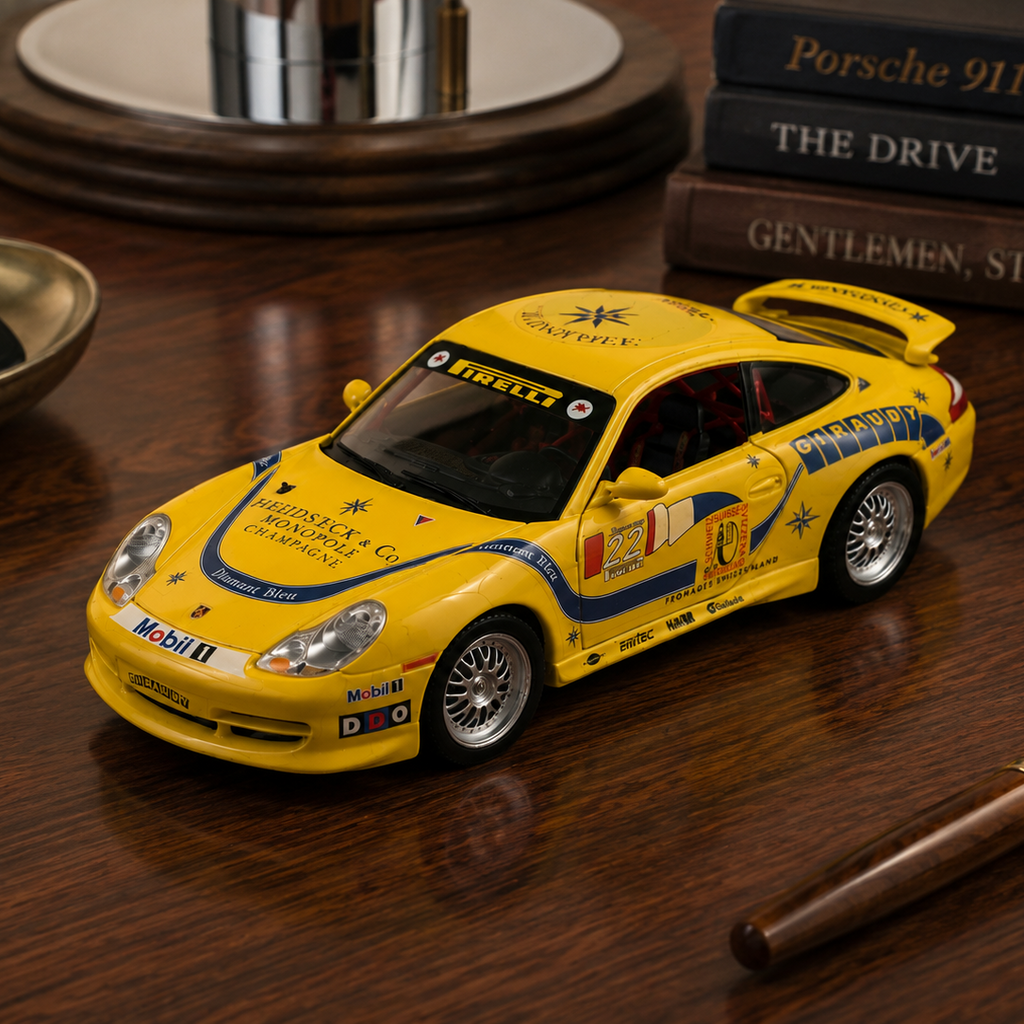 Bburago Porsche 911 996 GT3 Cup #22 Giraudy — 1:18
