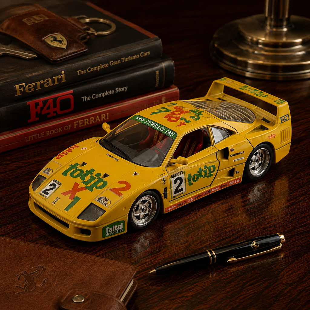 Bburago Ferrari F40 Totip #2 — 1:18