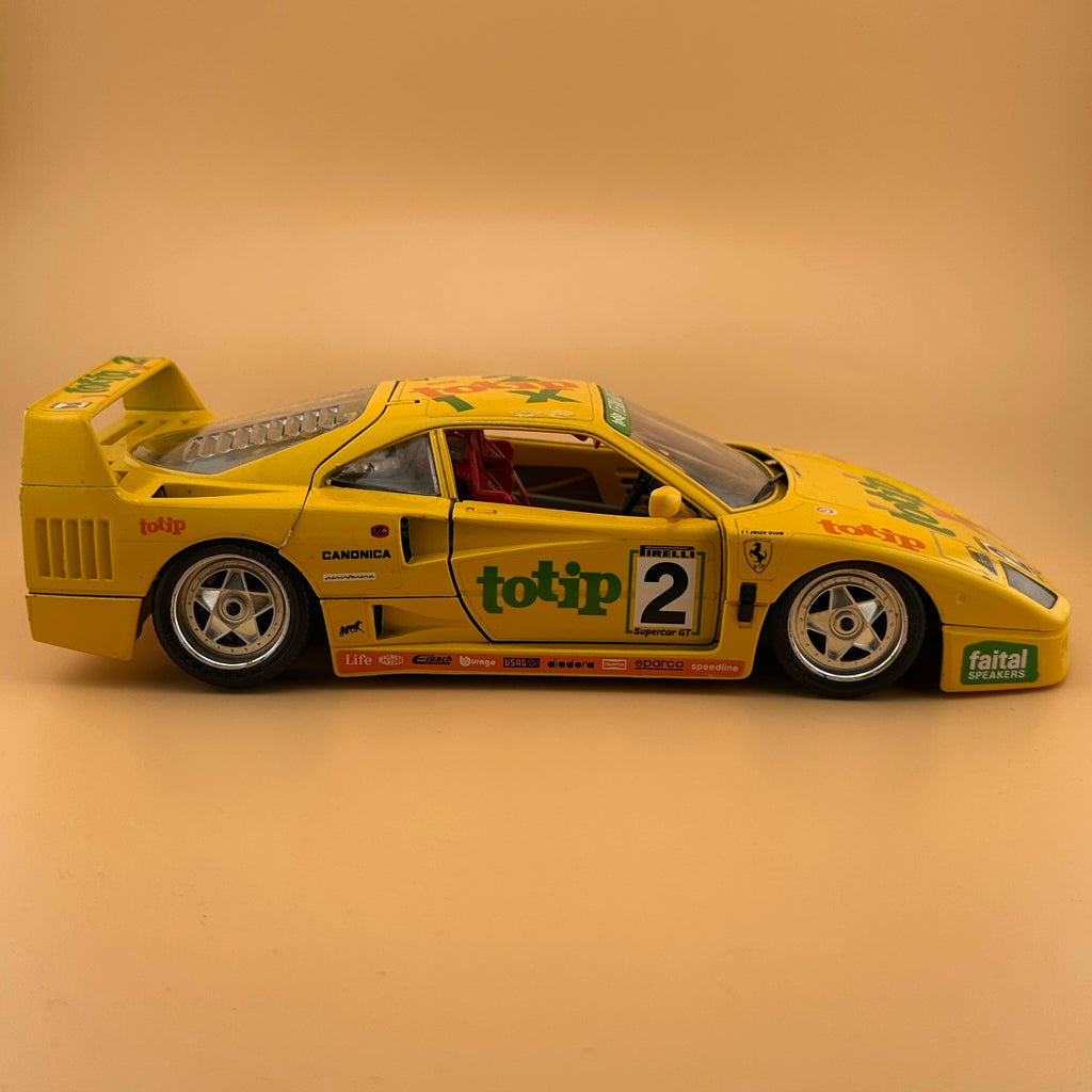 Bburago Ferrari F40 Totip #2 — 1:18