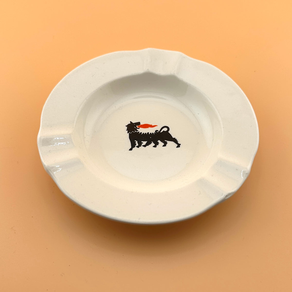 Vintage Agip Six-Legged Dog Ashtray