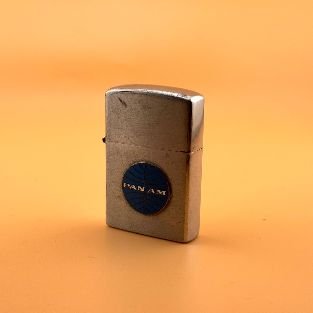 Vintage Pan Am Penguin Windproof Lighter, Japan — 1950s–60s