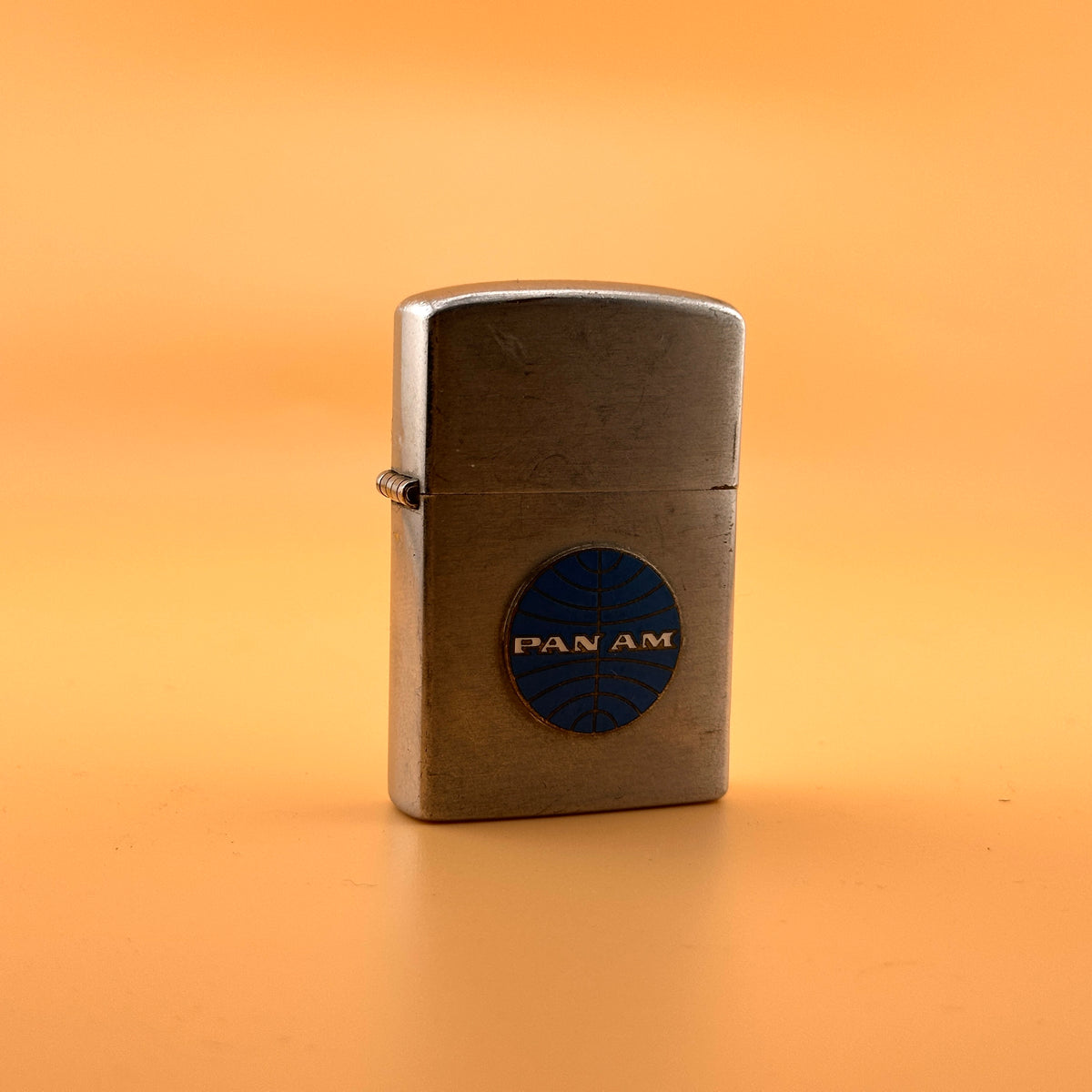 Vintage Pan Am Penguin Windproof Lighter, Japan — 1950s–60s