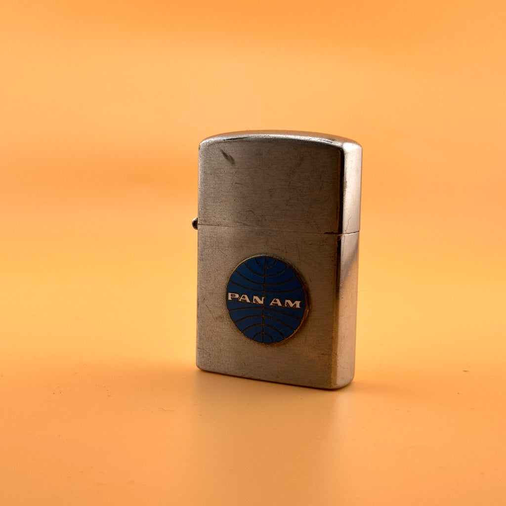 Vintage Pan Am Penguin Windproof Lighter, Japan — 1950s–60s