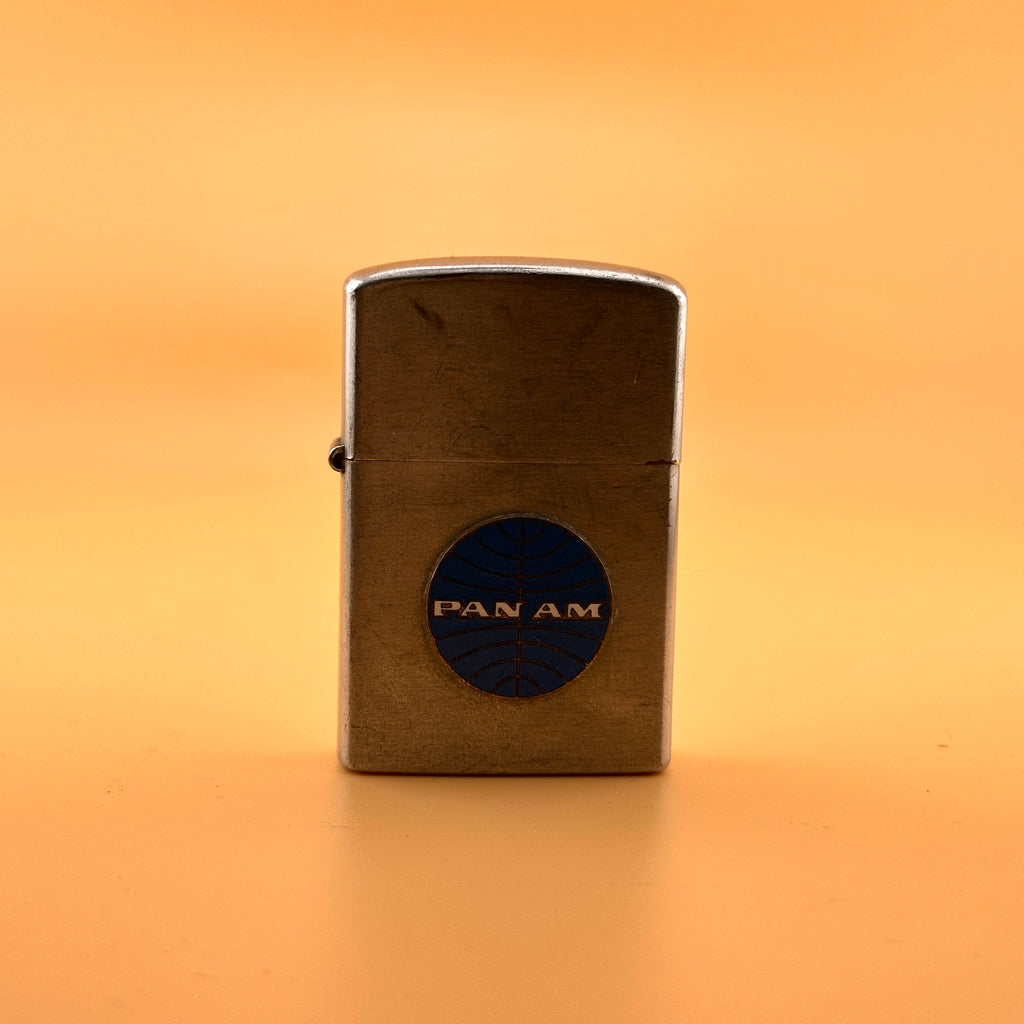 Vintage Pan Am Penguin Windproof Lighter, Japan — 1950s–60s